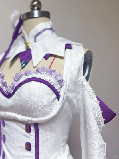 Hachimicos Re: Zero Starting Life in Another World Emilia Neon Cosplay Costume From Hachimicos